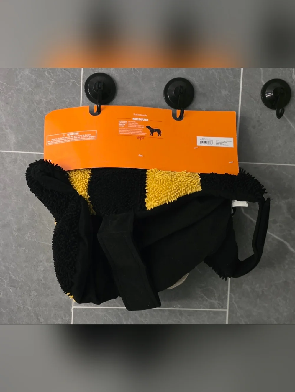NWT Hyde And Eek! Boutique Bumble Bee 1 Set Costume Dog Pet Costume Size Medium